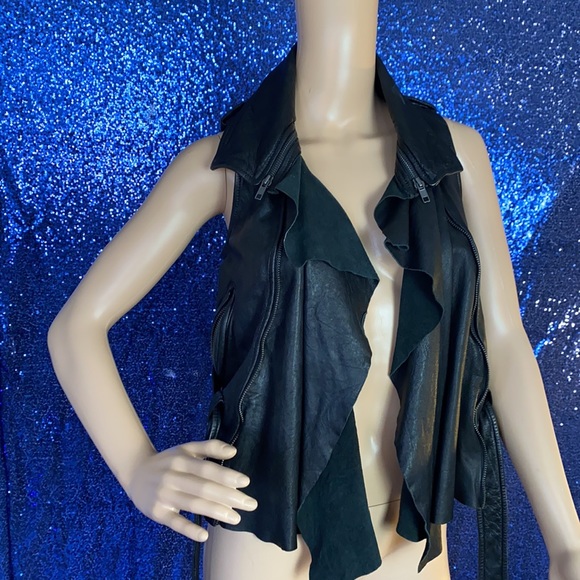 RARE*All Saints Gilet Manu Vest * River Song SA. - Picture 1 of 8